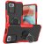 Xiaomi Redmi Note 10 5G Hybrid Rugged Ring Kickstand Case Red