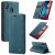 CaseMe Samsung Galaxy A20e Wallet Magnetic Flip Case Blue