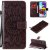 Samsung Galaxy A51 5G Embossed Sunflower Wallet Stand Case Brown
