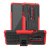 OnePlus 8 Pro Hybrid Rugged PC + TPU Kickstand Case Red