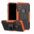 Hybrid Rugged iPhone XS/X Kickstand Shockproof Case Orange