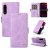 YIKATU Sony Xperia 5 III Skin-touch Wallet Kickstand Case Purple