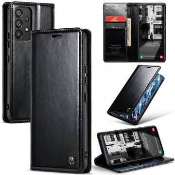 CaseMe Samsung Galaxy A53 5G Wallet Kickstand Magnetic Case Black