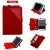 iPad Mini 5 7.9 inch 2019 Tablet Wallet Leather Stand Case Red