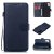 Samsung Galaxy Note 10 Wallet Kickstand Magnetic Case Dark Blue