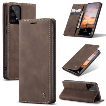 CaseMe Samsung Galaxy A33 5G Wallet Magnetic Case Coffee