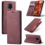 CaseMe Xiaomi Redmi Note 9S Wallet Kickstand Magnetic Case Red