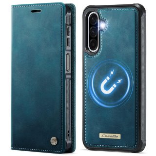 CaseMe Samsung Galaxy A17 2-in-1 Magnetic Wallet Case with RFID Blocking Blue