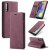 CaseMe Samsung Galaxy A70S Wallet Kickstand Magnetic Case Red