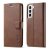 LC.IMEEKE Samsung Galaxy S21 Plus Wallet Stand PU Leather Case Coffee