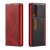 LC.IMEEKE Huawei P30 Wallet Magnetic Stand Case with Card Slots Red