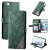 iPhone 6 Plus/6s Plus Wallet Splicing Kickstand PU Leather Case Green