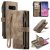 CaseMe Samsung Galaxy S10 Wallet Kickstand Retro Case Coffee