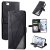 iPhone 6 Plus/6s Plus Wallet Splicing Kickstand PU Leather Case Black