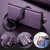 CaseMe Crossbody Bag For Zipper Wallet Phone Case Purple