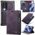 CaseMe Samsung Galaxy Z Fold8 2-in-1 Magnetic Wallet Case – Wireless Charging & RFID Blocking Purple