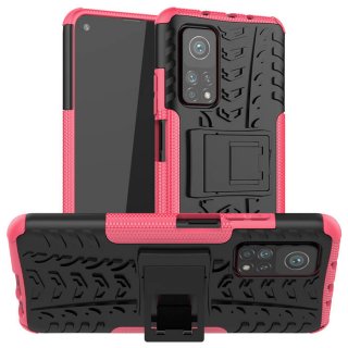 Xiaomi Mi 10T/10T Pro Hybrid Rugged PC + TPU Kickstand Case Rose