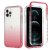 iPhone 12/12 Pro Shockproof Clear Gradient Cover Red