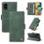 YIKATU Samsung Galaxy A51 5G Skin-touch Wallet Kickstand Case Green