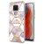 Moto G Play 2021 Flower Pattern Marble Electroplating TPU Case Crown