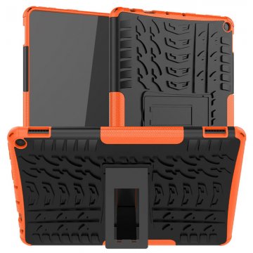 Amazon Fire HD 10/Fire HD 10 Plus 2021 Hybrid Rugged Stand Case Orange
