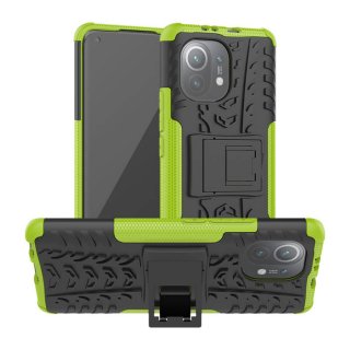 Xiaomi Mi 11 Hybrid Rugged PC + TPU Kickstand Case Green