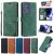 Samsung Galaxy Note 20 Ultra Wallet RFID Blocking Kickstand Case Green