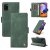 YIKATU Samsung Galaxy A31 Skin-touch Wallet Kickstand Case Green