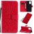Samsung Galaxy A91/S10 Lite Embossed Sunflower Wallet Stand Case Red