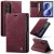 CaseMe Samsung Galaxy Z Fold8 Magnetic Wallet Case with RFID Blocking Red