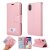 iPhone XS/X Cat Pattern Wallet Magnetic Stand PU Leather Case Pink