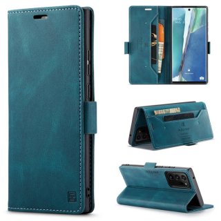 Autspace Samsung Galaxy Note 20 Ultra Wallet Kickstand Magnetic Case Blue