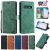 Samsung Galaxy S10 Wallet RFID Blocking Kickstand Case Green