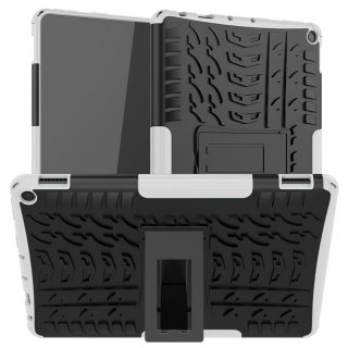 Amazon Fire HD 10/Fire HD 10 Plus 2021 Hybrid Rugged Stand Case White