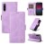 YIKATU Sony Xperia 10 IV Skin-touch Wallet Kickstand Case Purple