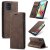 CaseMe Samsung Galaxy A71 Wallet Kickstand Magnetic Case Coffee