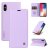 YIKATU iPhone X/XS Wallet Kickstand Magnetic Case Purple