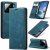 CaseMe Xiaomi 15 Wallet Magnetic Suede Leather Case Blue