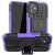 iPhone 12 Mini Hybrid Rugged PC + TPU Kickstand Case Purple