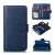 Samsung Galaxy Note 10 Wallet 9 Card Slots Stand Case Blue