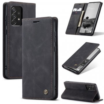 CaseMe Samsung Galaxy A73 5G Wallet Magnetic Case Black
