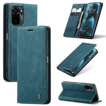 CaseMe Xiaomi Redmi Note 10 4G/Note 10S Wallet Stand Case Blue