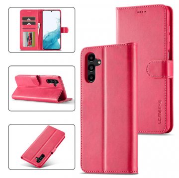 LC.IMEEKE Samsung Galaxy S23 FE Wallet Stand Case Rose