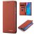 LC.IMEEKE Huawei P30 Lite Wallet Magnetic Kickstand Case Brown