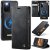 CaseMe Samsung Galaxy S20 2-in-1 Magnetic Wallet Case – Wireless Charging & RFID Blocking Black