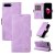 YIKATU iPhone 7 Plus/8 Plus Skin-touch Wallet Kickstand Case Purple