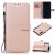 Xiaomi Redmi Note 8 Wallet Kickstand Magnetic Leather Case Rose Gold