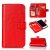 iPhone 7 Plus/8 Plus Wallet 9 Card Slots Stand Leather Case Red