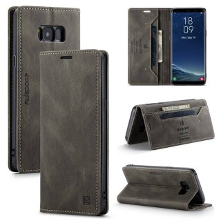 Autspace Samsung Galaxy S8 Plus Wallet Kickstand Case Coffee