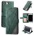 iPhone 7 Plus/8 Plus Wallet Splicing Kickstand PU Leather Case Green